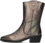 Notre-V 18050 Enkellaarsjes Enkelboots met rits Dames Goud - Thumbnail 2