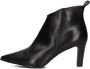 Notre-V 38238 Enkellaarsjes Enkelboots met rits Dames Zwart - Thumbnail 3