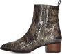 Notre-V 3231 Enkellaarsjes Enkelboots met rits Dames Grijs - Thumbnail 3