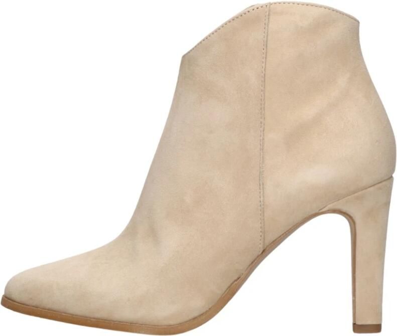 Notre-V 7433 Enkellaarsjes Enkelboots met rits Dames Beige - Foto 5