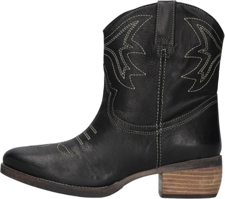 Notre-V 851 Enkellaarsjes Dames Zwart - Foto 5