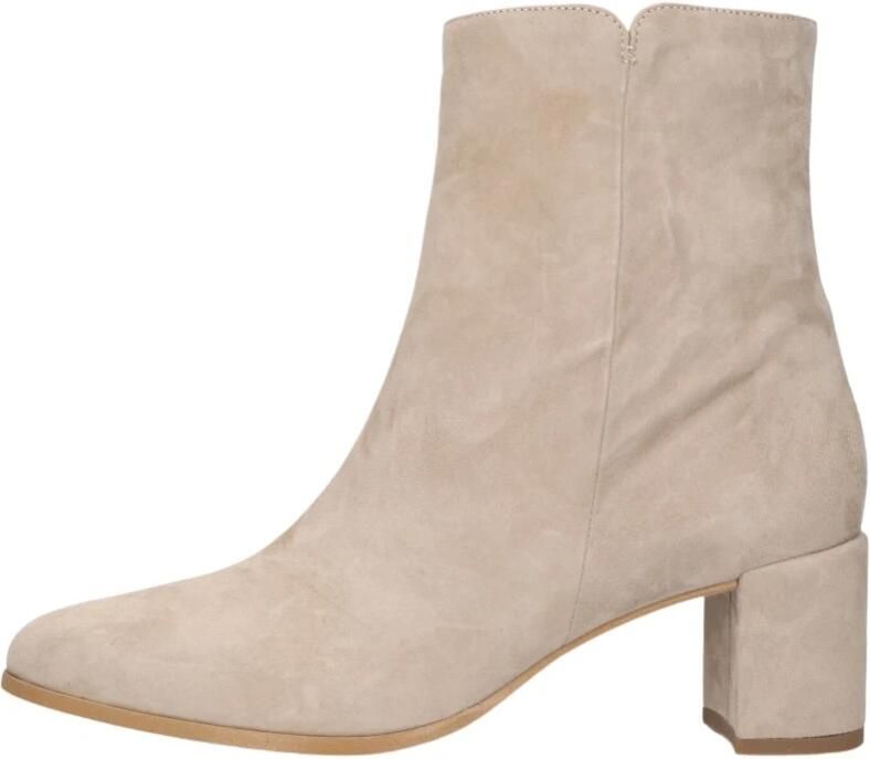 Notre-V 8560 Enkellaarsjes Enkelboots met rits Dames Beige - Foto 6