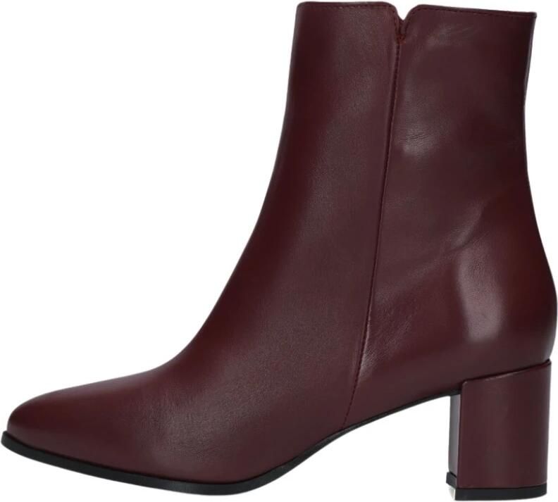 Notre-V 8560 Enkellaarsjes Enkelboots met rits Dames Rood - Foto 3