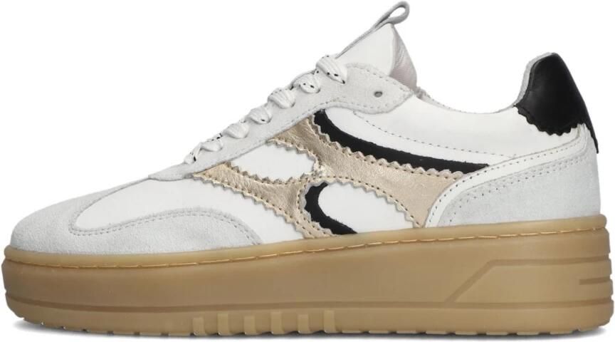 Notre-V Anemone-63 Sneakers Leren Sneaker Dames Wit - Foto 7