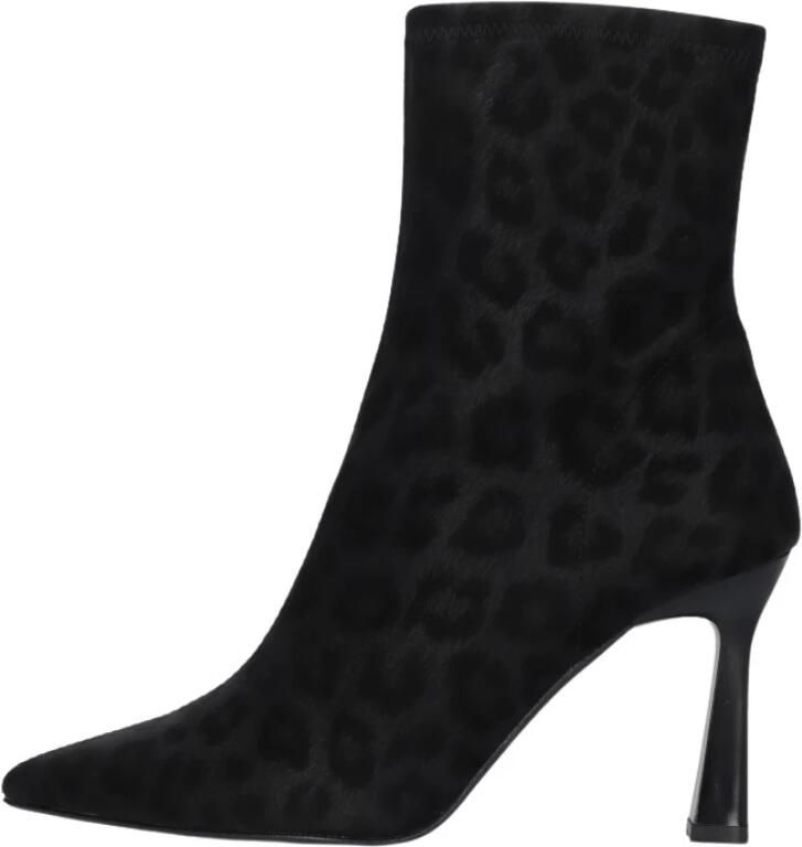 Notre-V 2759 Enkellaarsjes Enkelboots met rits Dames Zwart - Foto 6