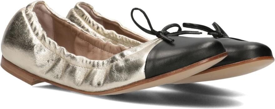 Notre-V 08-323 Ballerina's Ballarina Schoenen Instappers Dames Goud - Foto 5