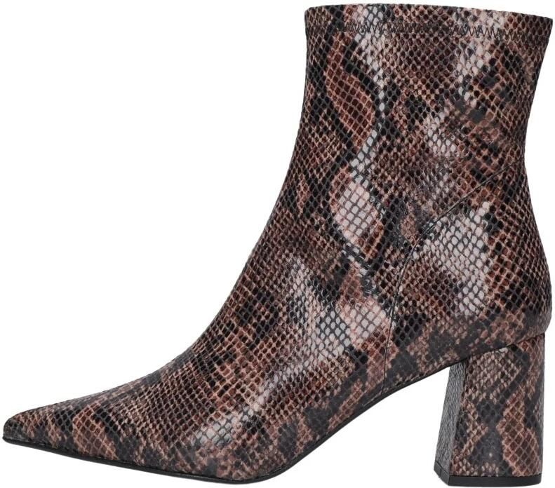 Notre-V 2478c Enkellaarsjes Enkelboots met rits Dames Bruin - Foto 6