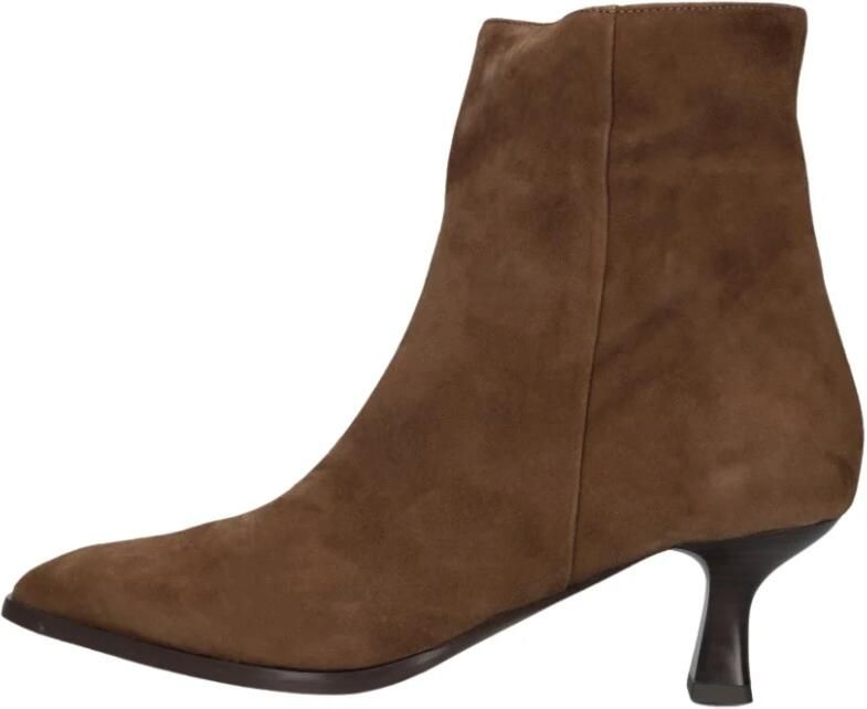Notre-V 85936 Enkellaarsjes Enkelboots met rits Dames Bruin - Foto 5