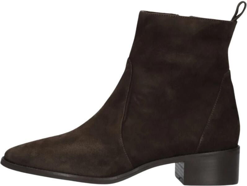 Notre-V 11038 Enkellaarsjes Enkelboots met rits Dames Bruin - Foto 5