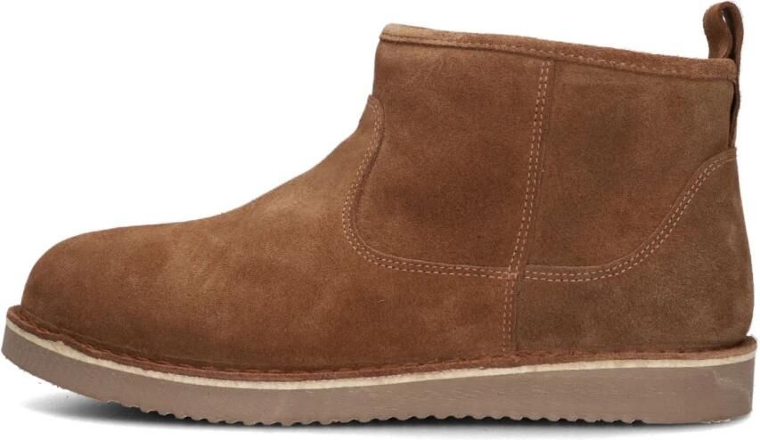 Notre-V 2204-03 Enkellaarsjes Enkelboots Dames Cognac