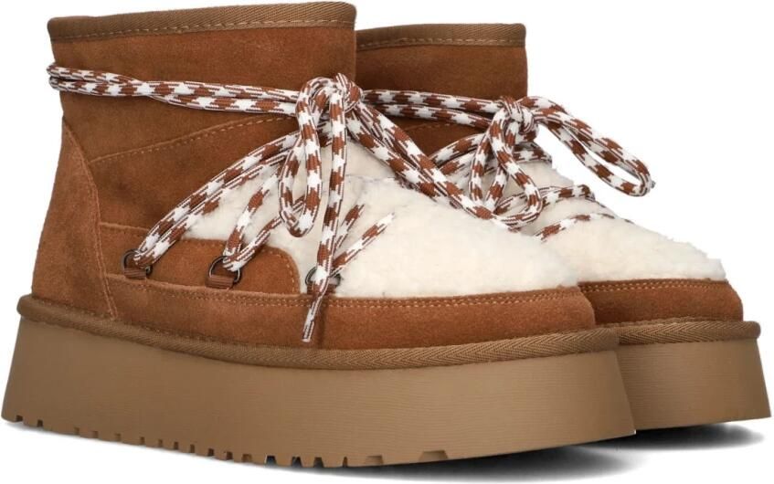 Notre-V Femm Snowboots Sneeuwlaarzen Dames Cognac - Foto 2