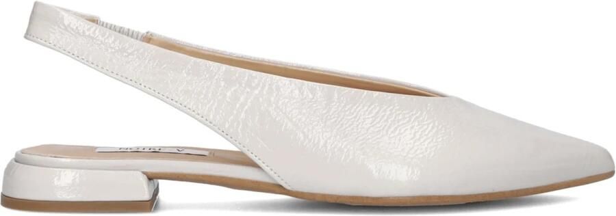 Notre-v Witte Slingbacks met Puntneus - Foto 2