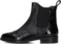 Notre-V 3422 Enkellaarsjes Enkelboots met rits Dames Zwart - Zwart