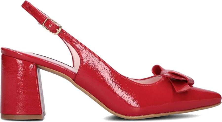 Notre-v Rode Slingback Hakken Stijlvol Model