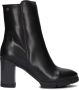 Notre-V Notre V 05 103 Enkellaarsjes Enkelboots met rits Dames Zwart - Thumbnail 3