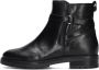 Notre-v Zwarte Enkelboots met Rits Black Dames - Thumbnail 3