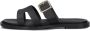 Notre-V 227226 Slippers Dames Zwart - Thumbnail 3