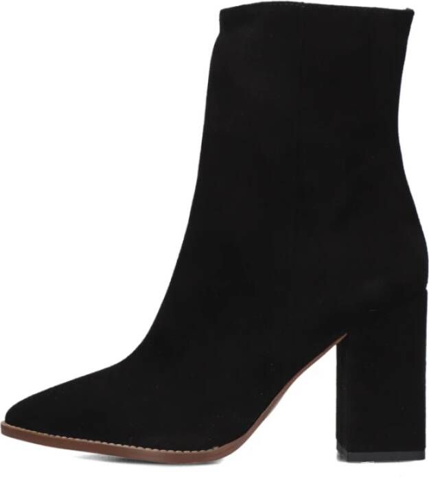 Notre-v Zwarte Suède Biker Boots