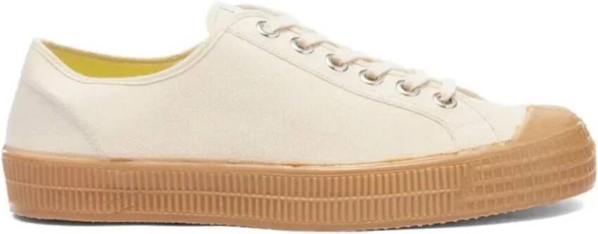 Novesta Chunky Sole Canvas Sneakers Beige - Foto 3