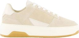 NUBIKK Lage Sneakers Dames Basket Court Miele Suède Beige