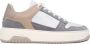 NUBIKK Lage Sneakers Dames Basket Court Dames Maat: 40 Materiaal: Leer Kleur: Wit - Thumbnail 1