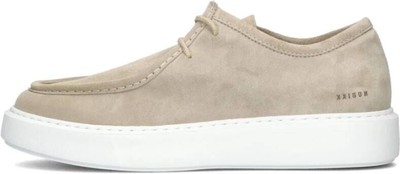 NUBIKK Lage Sneakers Heren Vince Ryan Maat: 41 Materiaal: Suède Kleur: Beige