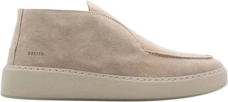 Nubikk Beige Suede High Loafer voor Heren Beige Heren