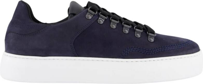 Nubikk Blauwe Romeinse Sneaker voor Heren