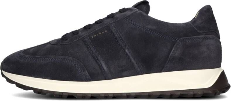 NUBIKK Lage Sneakers Heren Glen Hendrix Maat: 45 Materiaal: Suède Kleur: Blauw