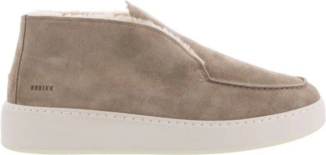 Nubikk Bont Loafer Beige Stijlvolle Schoenen