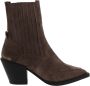 Nubikk Bruine Liv Boa Enkellaarsjes Brown Dames - Thumbnail 2