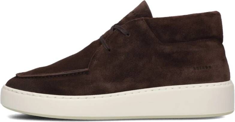 Nubikk Bruine Suède Lage Sneakers
