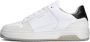 NUBIKK Lage Sneakers Heren Basket Court Maat: 45 Materiaal: Leer Kleur: Wit - Thumbnail 1