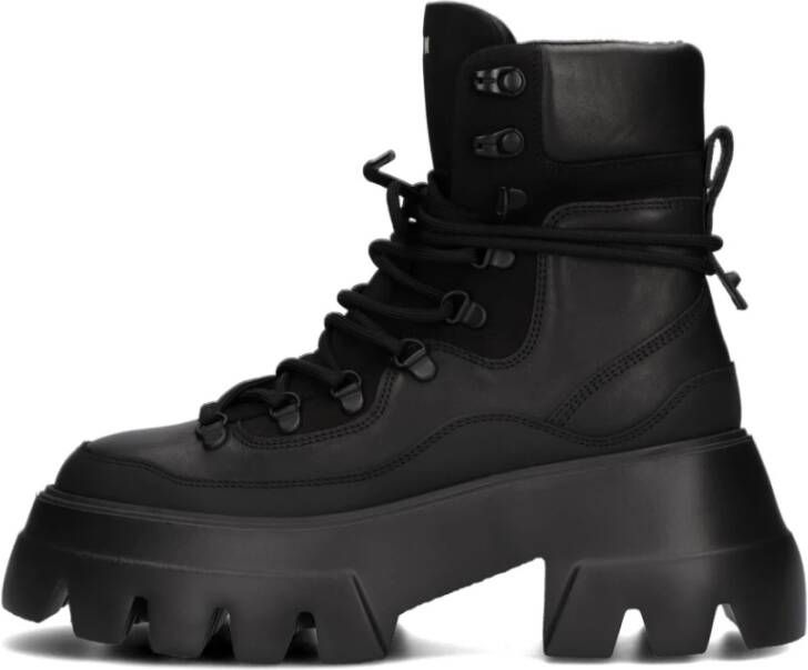 Nubikk Chunky Veterboot Flore Montagne Black Dames