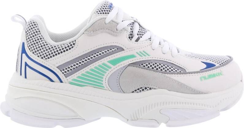 NUBIKK Lage Sneakers Dames Comet Runner Maat: 36 Materiaal: Leer Kleur: Wit - Foto 4