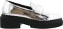NUBIKK Loafers Dames Frankie Loafer Maat: 40 Materiaal: Leer Kleur: Zilver - Thumbnail 2