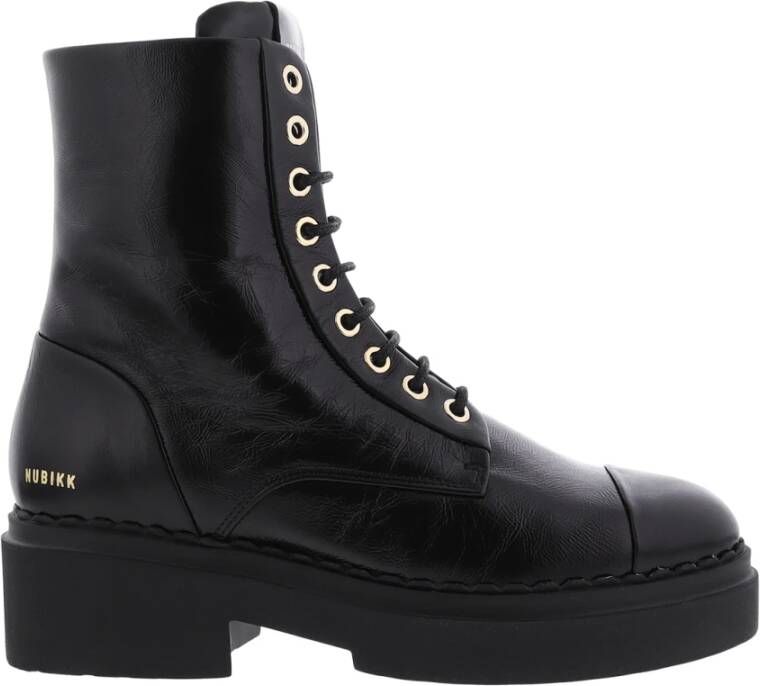 Nubikk Elegante Veterschoenen voor Dames Zwart Dames