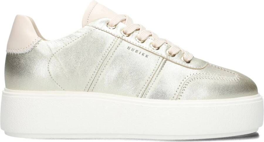 NUBIKK Lage Sneakers Dames Elise Wing Maat: 38 Materiaal: Leer Kleur: Goud - Foto 2