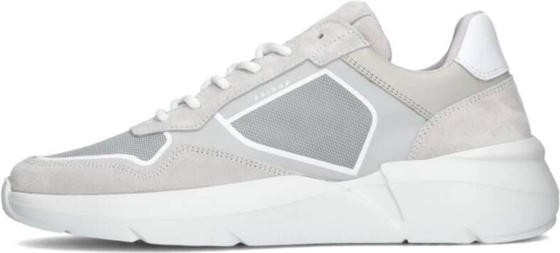 Nubikk Grijze Lage Sneakers Roque Road Curl Gray Heren