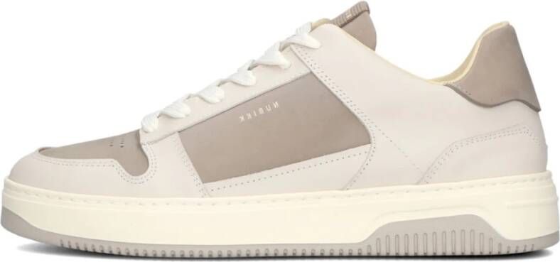 Nubikk Grijze Lage Sneakers voor Heren