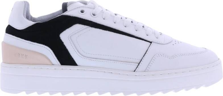 NUBIKK Lage Sneakers Heren Cliff Cane Maat: 46 Materiaal: Leer Kleur: Wit - Foto 3