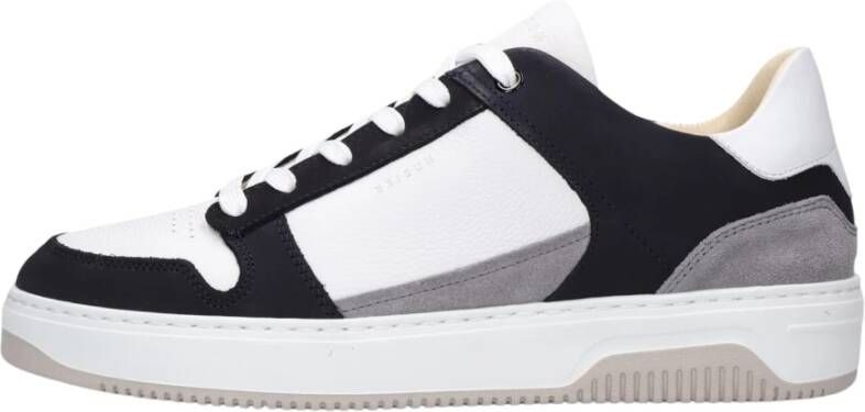 NUBIKK Lage Sneakers Heren Basket Court Heren Maat: 40 Materiaal: Nubuck Kleur: Wit