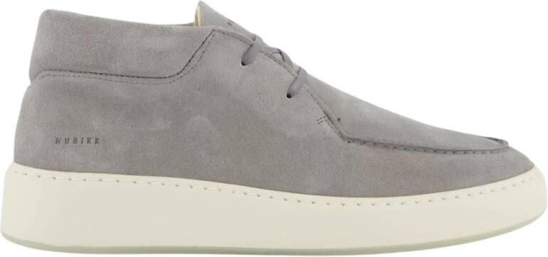 NUBIKK Lage Sneakers Heren Jiro Gio Maat: 44 Materiaal: Suède Kleur: Grijs