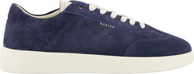 NUBIKK Lage Sneakers Heren Joro Liber Suède Blauw