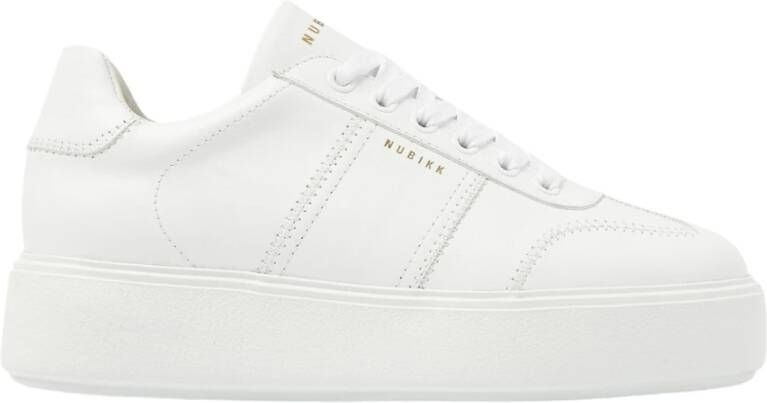 Nubikk Klassieke Wing Platform Sneaker White Dames