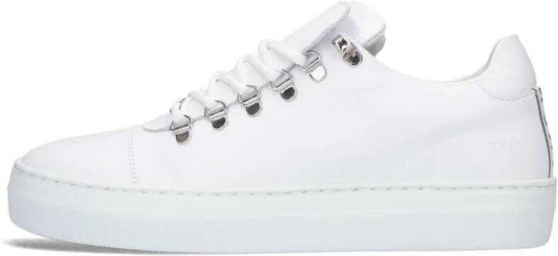 Nubikk Klassieke witte low-top sneakers