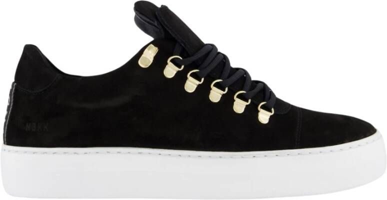 Nubikk Klassieke Sneakers voor de Moderne Man Zwart Heren