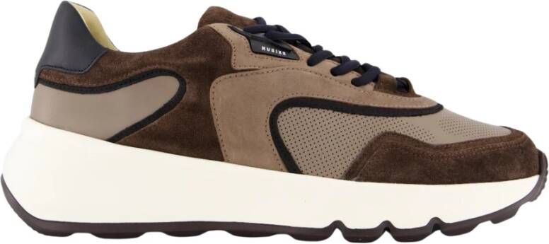 NUBIKK Lage Sneakers Heren Luca Noa Maat: 41 Materiaal: Suède Kleur: Bruin
