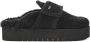 NUBIKK Instappers Dames Teddy Fur Maat: 36 Materiaal: Textiel Kleur: Zwart - Thumbnail 3