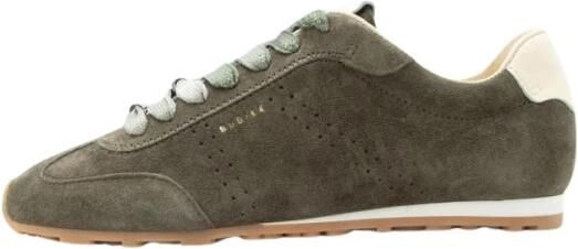NUBIKK Lage Sneakers Billy Lou Suède Groen - Foto 2